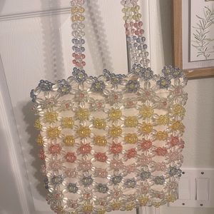 Cynthia Rowley Daisy Beaded Tote
